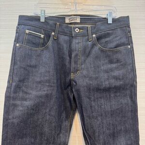 Naked & Famous Denim Slim Straight Jeans - Dark Blue